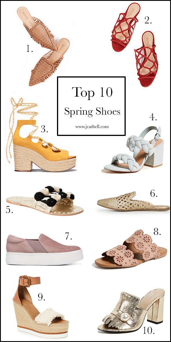 top 10 spring shoes
