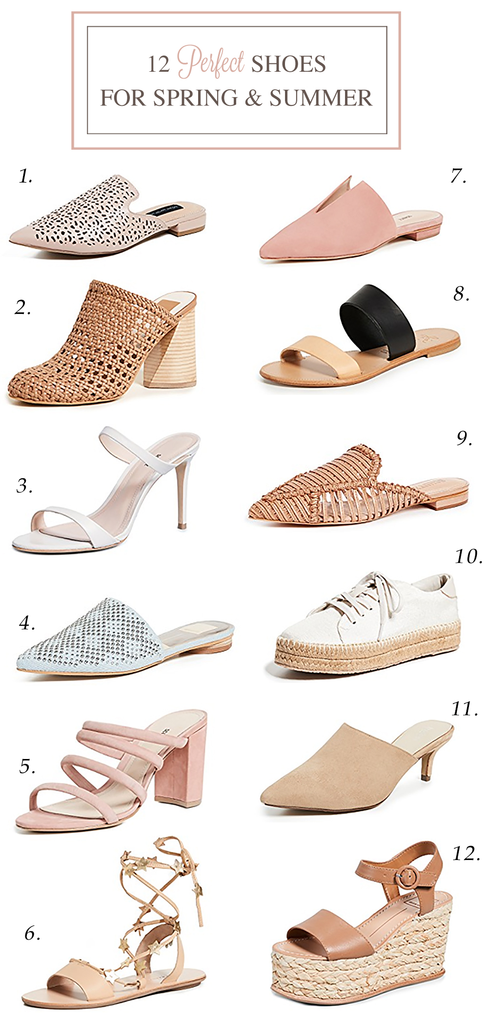 12 perfect shoes for spring and summer 1