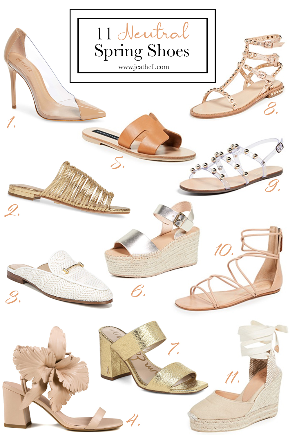 11 NEUTRAL SPRING SHOES