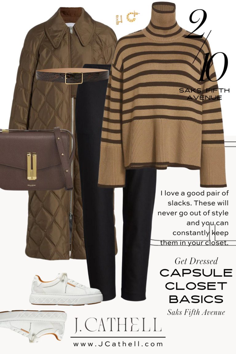 The Best Neutral Capsule Closet with Saks Fifth Avenue - J. Cathell