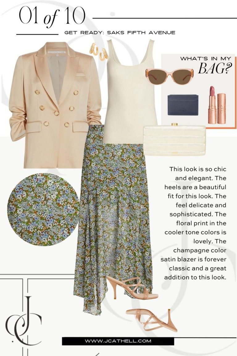 Stylish Summer Date Night Looks: Curated Fashion from SAKS - J. Cathell