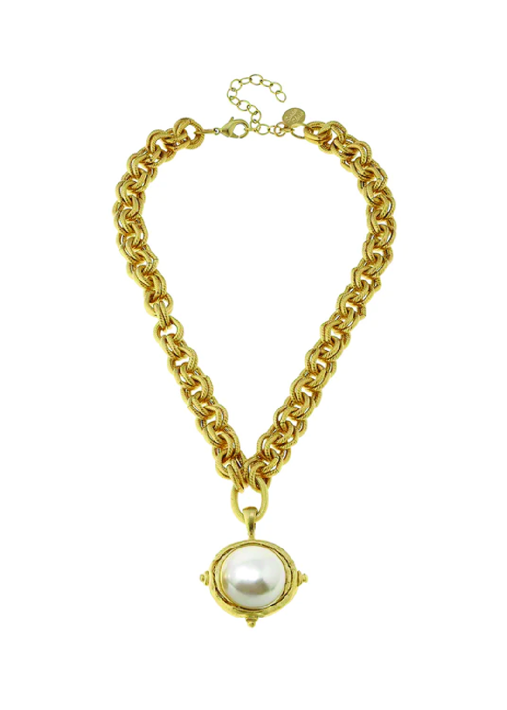 Susan Shaw Pearl Cab Necklace J Cathell 8001