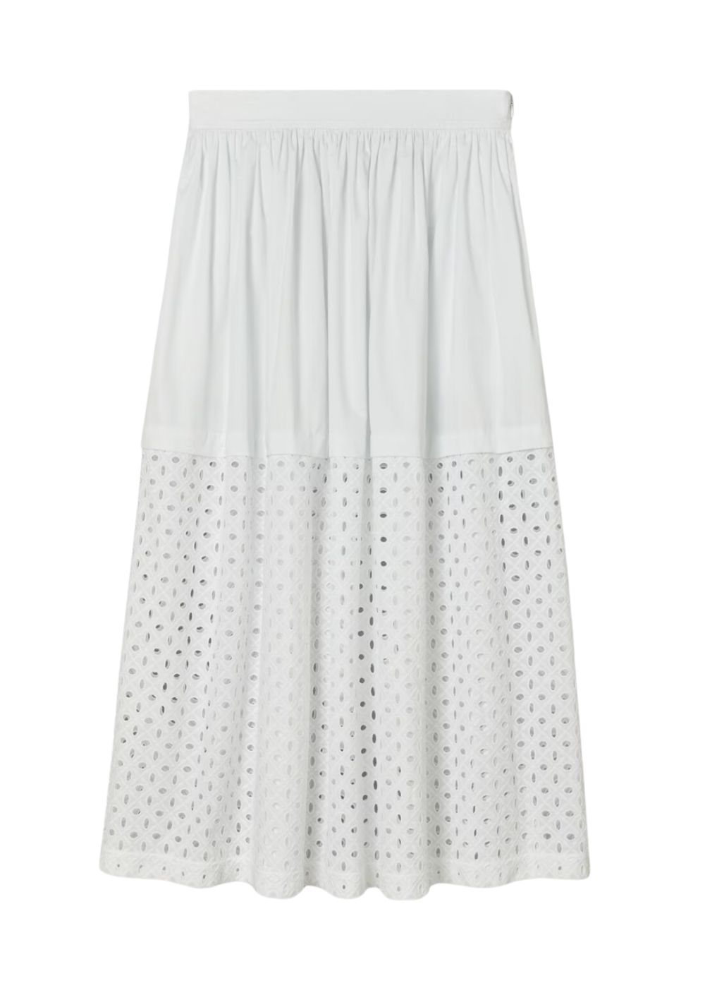 EYELET SKIRT,white - J. Cathell