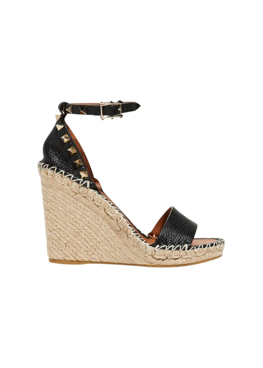 Rockstud Double Espadrille Wedge Sandals J. Cathell