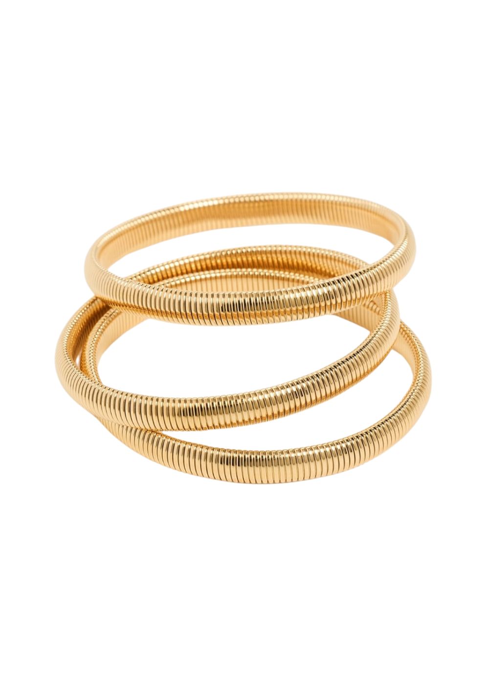 Mini Flex Chain Bracelet Set of 3(Luv Aj,gold) - J. Cathell