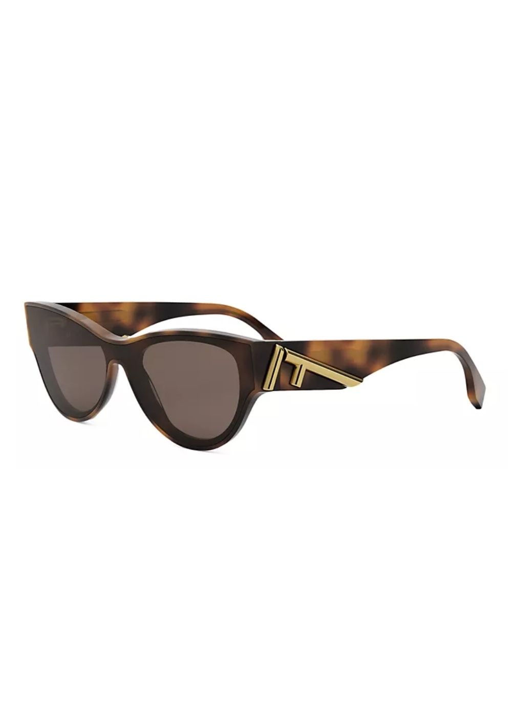 Fendi First Sunglasses Colored Havana/Gradient Brown - FENDI