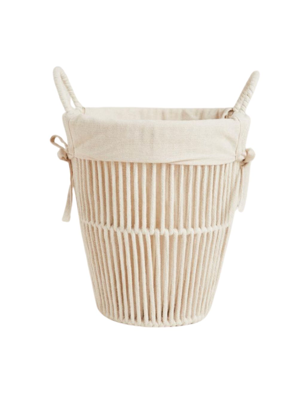 zara, BATHROOM TRASH CAN WITH COTTON LINING - J. Cathell