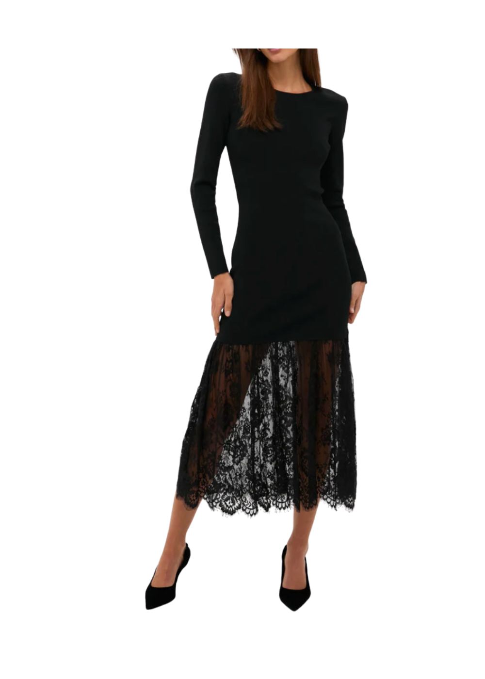 black knit giavanna maxi dress Tuckernuck Hyacinth House Black Knit Giavanna